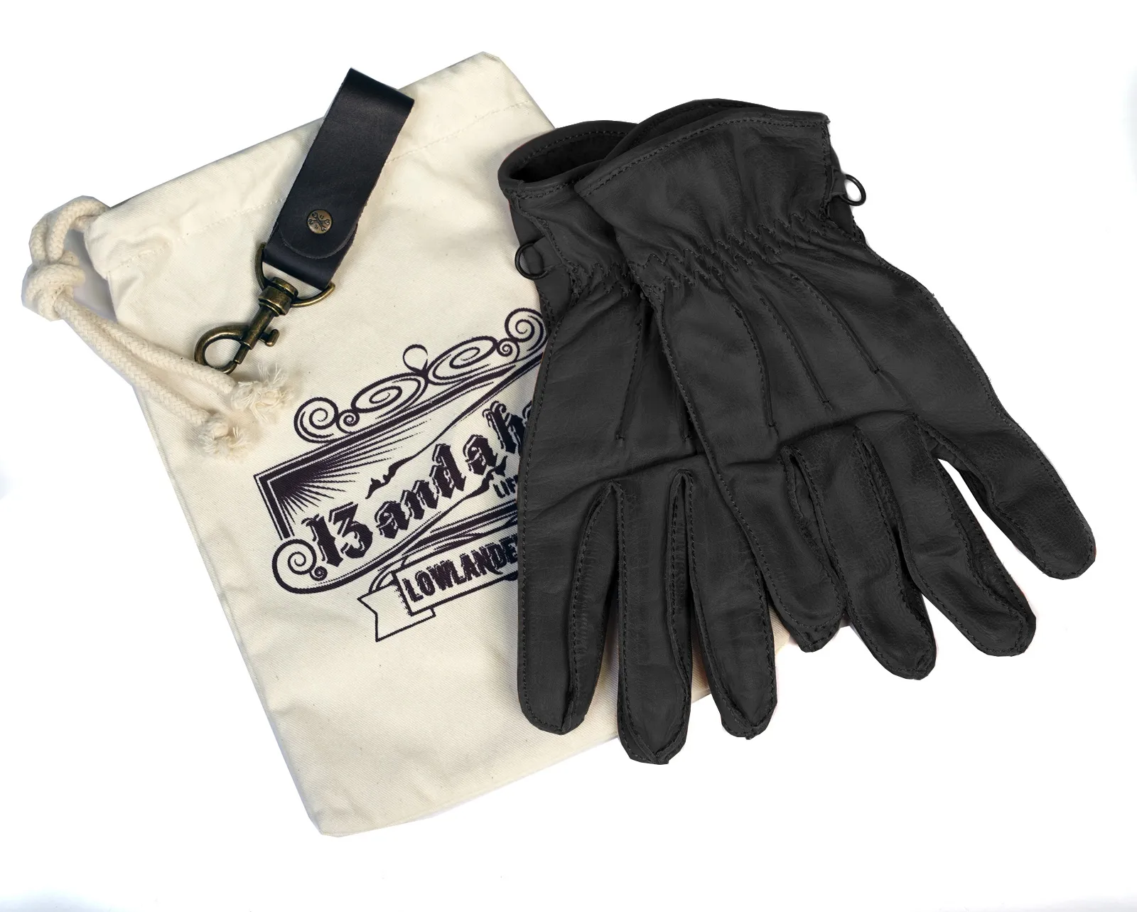 13 1/2 Lowlander Handschuhe schwarz