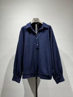 Baumwoll-Poloshirt mit 2 Knöpfen