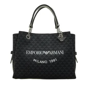   Emporio Armani  Women'S Tote Bag Nero/Nero/Bianco  Tote 