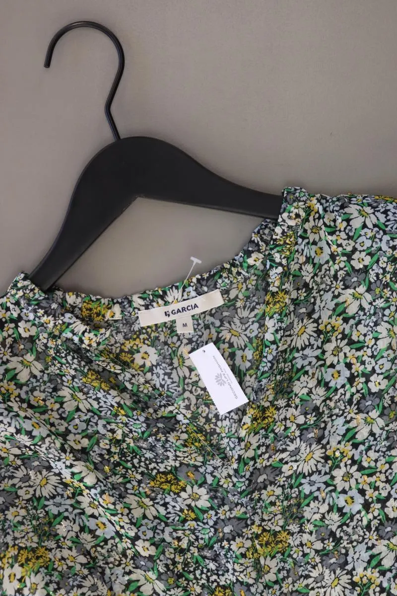 Garcia Jeans Regular Bluse Gr. M mit Blumenmuster 3/4 rmel mehrfarbig