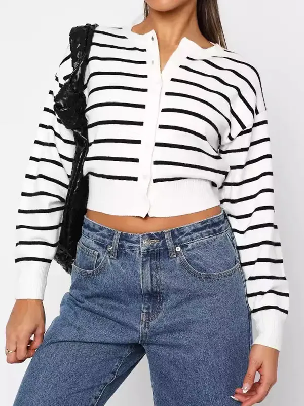 Gestreifte Oversize-Pullover