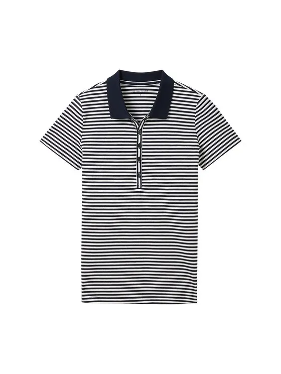 Gestreiftes Poloshirt