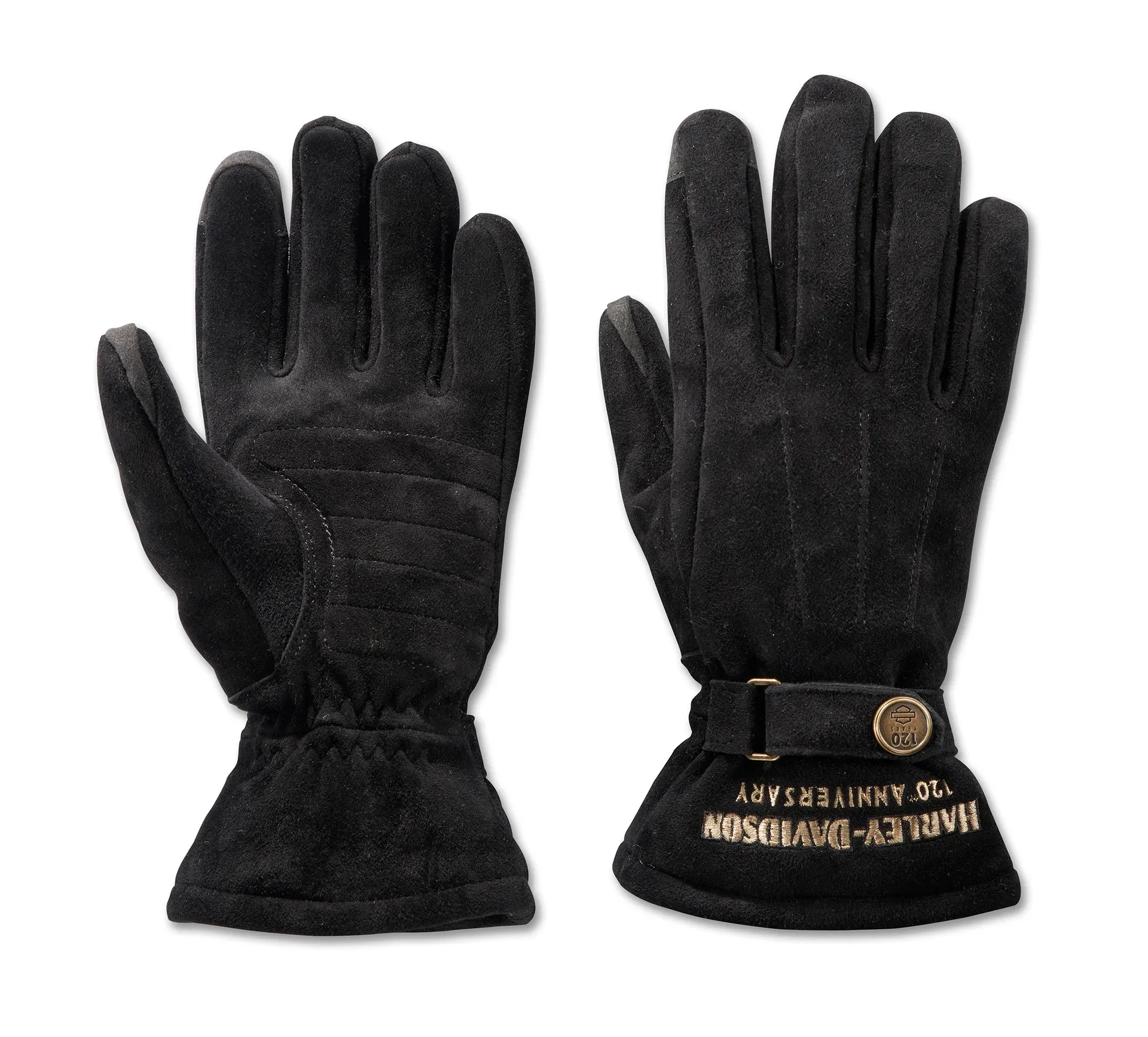 Harley-Davidson Damen Handschuhe 120th Wistful Leder schwarz
