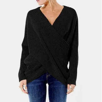 Heidi-Mode | Strickpullover Mit Kreuzmuster Für Damen