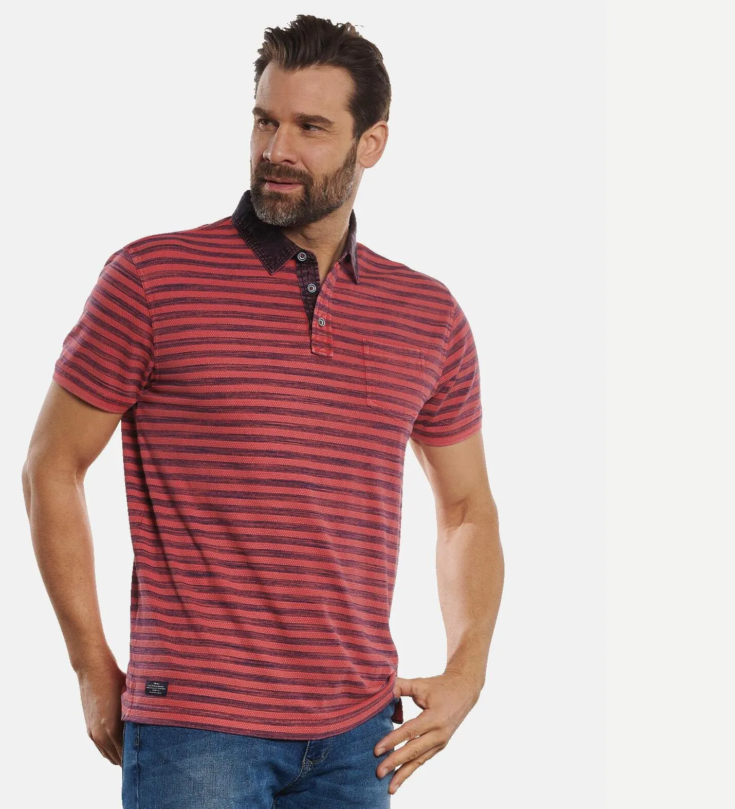 Herren engbers Poloshirt in Rot kaufen 33070