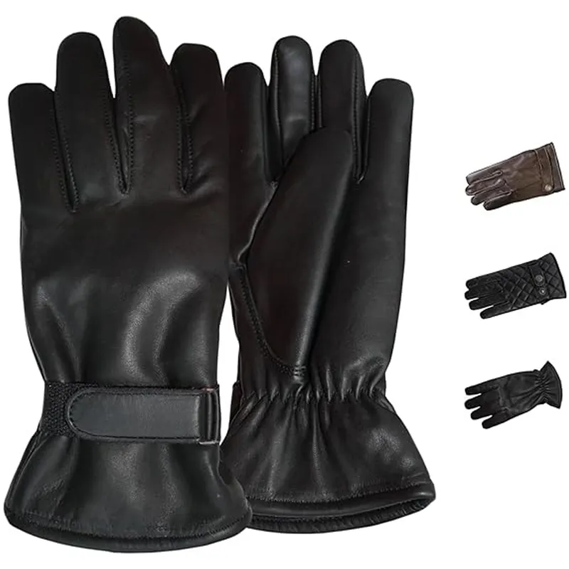 Herren Lederhandschuhe aus Lammnappa Handschuhe echtleder winter Handschuhe