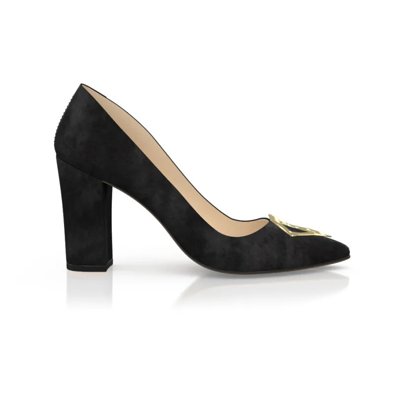 Klassische spitze Heels 58216