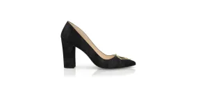 Klassische spitze Heels 58216