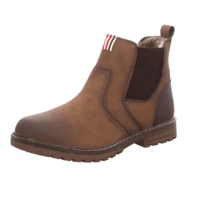 living UPDATED Herren-Stiefelette Chelsea Boot Braun