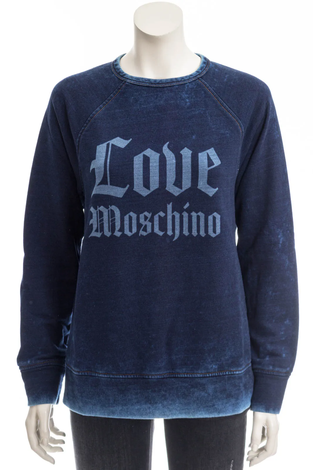 LOVE MOSCHINO Sweatshirt BLUE SWEAT 