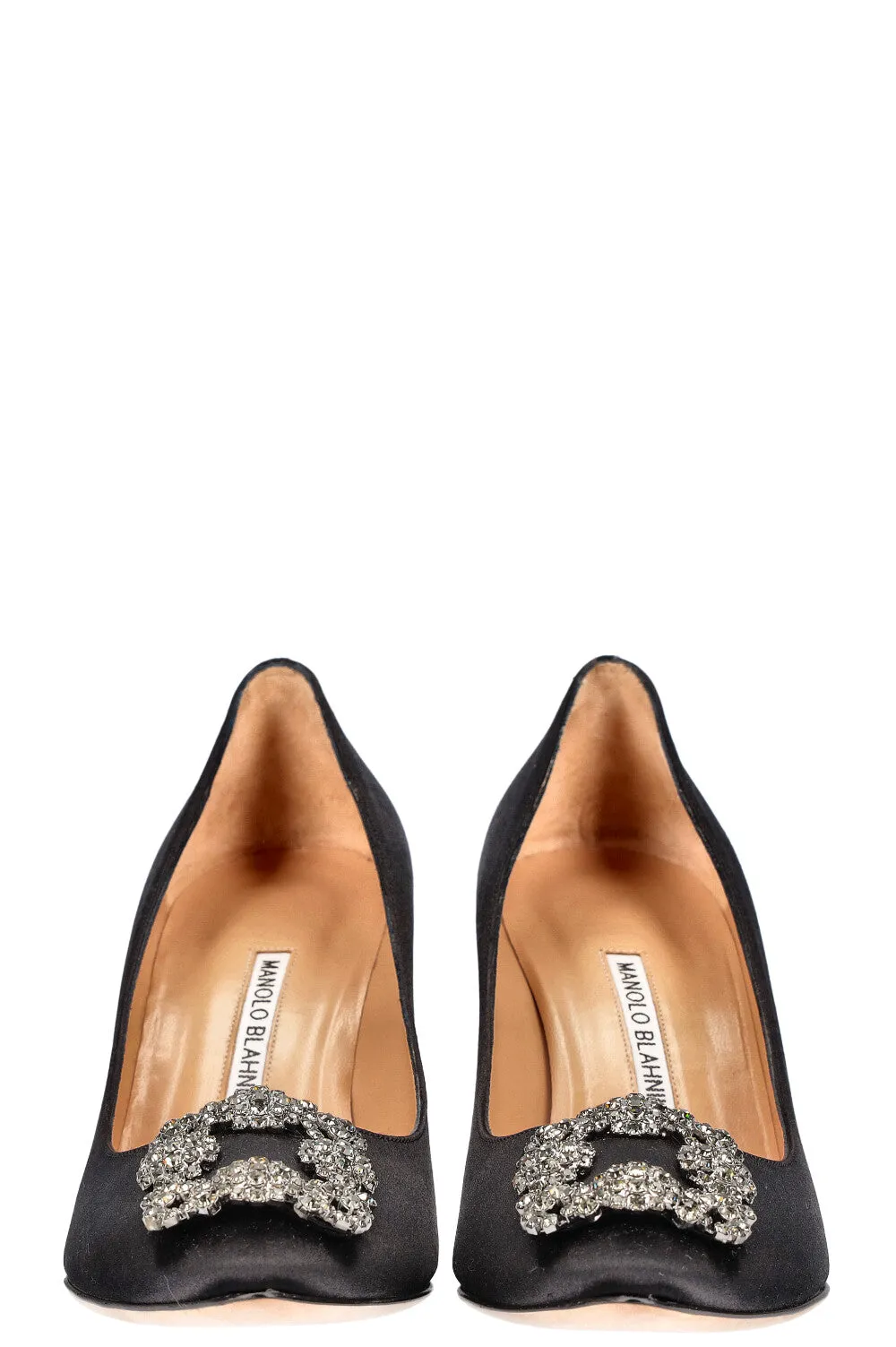 MANOLO BLAHNIK Hangisi Heels Black