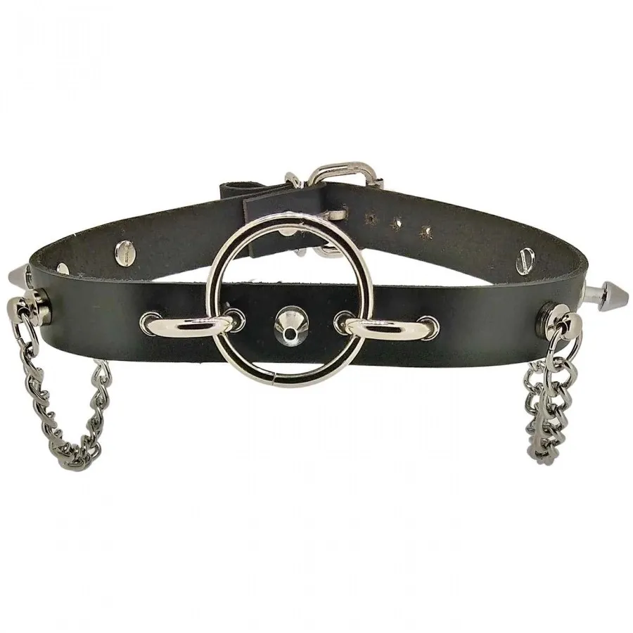 O-Ring Choker Killernieten Halsband