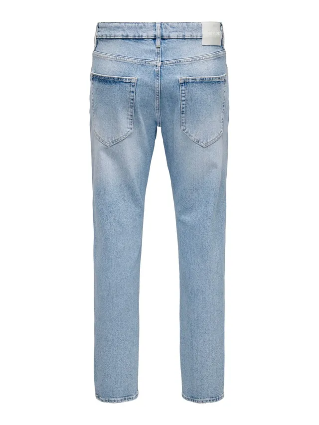 ONLY & SONS Relax-fit-Jeans »ONSYOKE TAPERED WB 7850 DOT DNM NOOS« online kaufen | Jelmoli-Versand