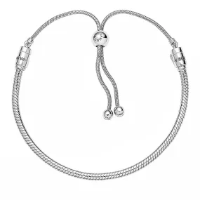   Pandora  Moments Schiebeverschluss Schlangen-Gliederarmband  Armband 