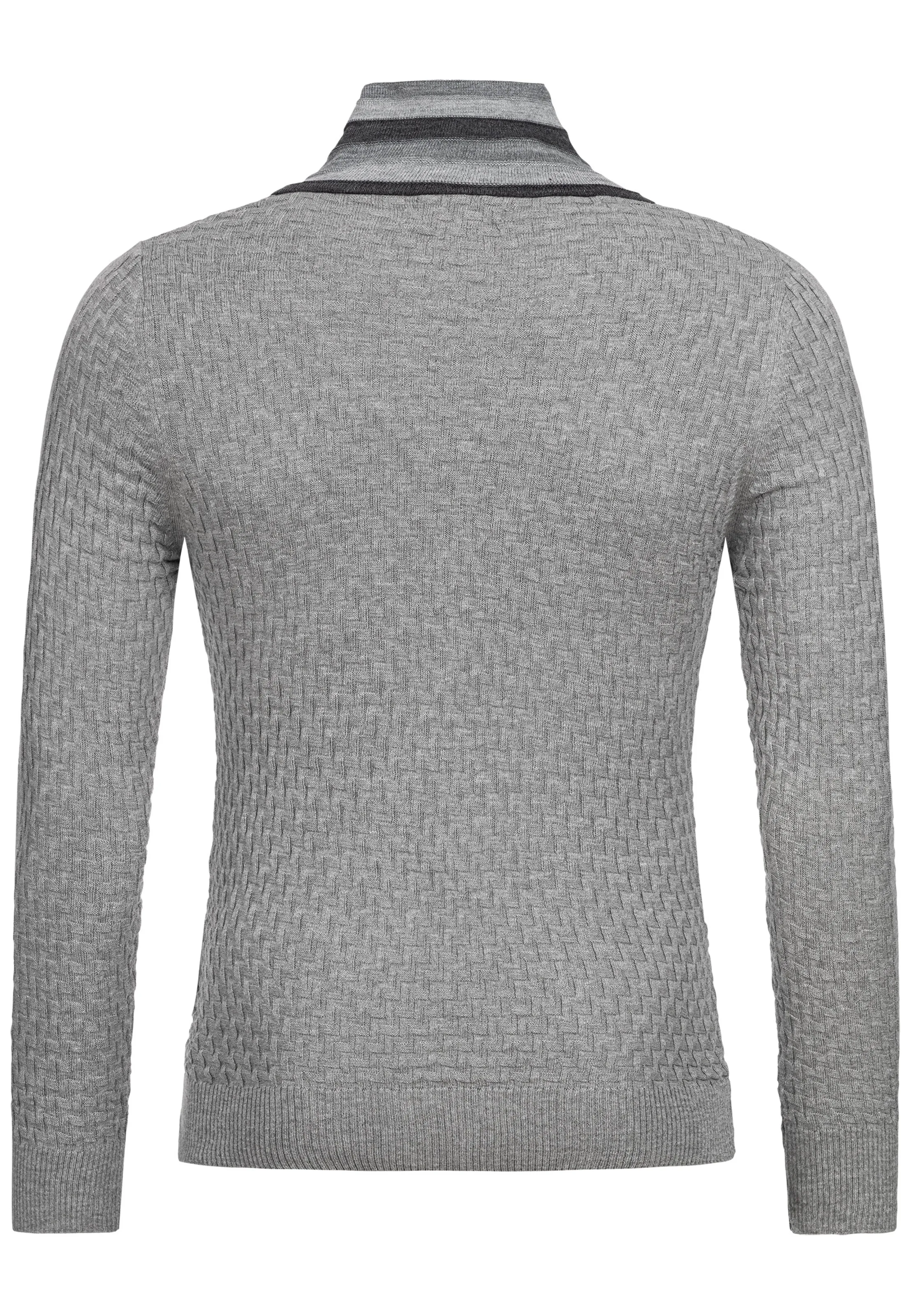 Redbridge Strickpullover 'Temecula' in Graumeliert