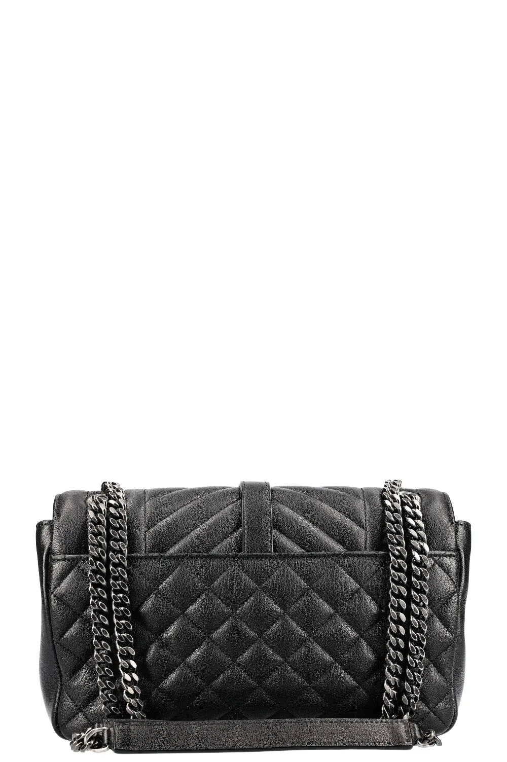SAINT LAURENT College Bag Medium Quilted Black