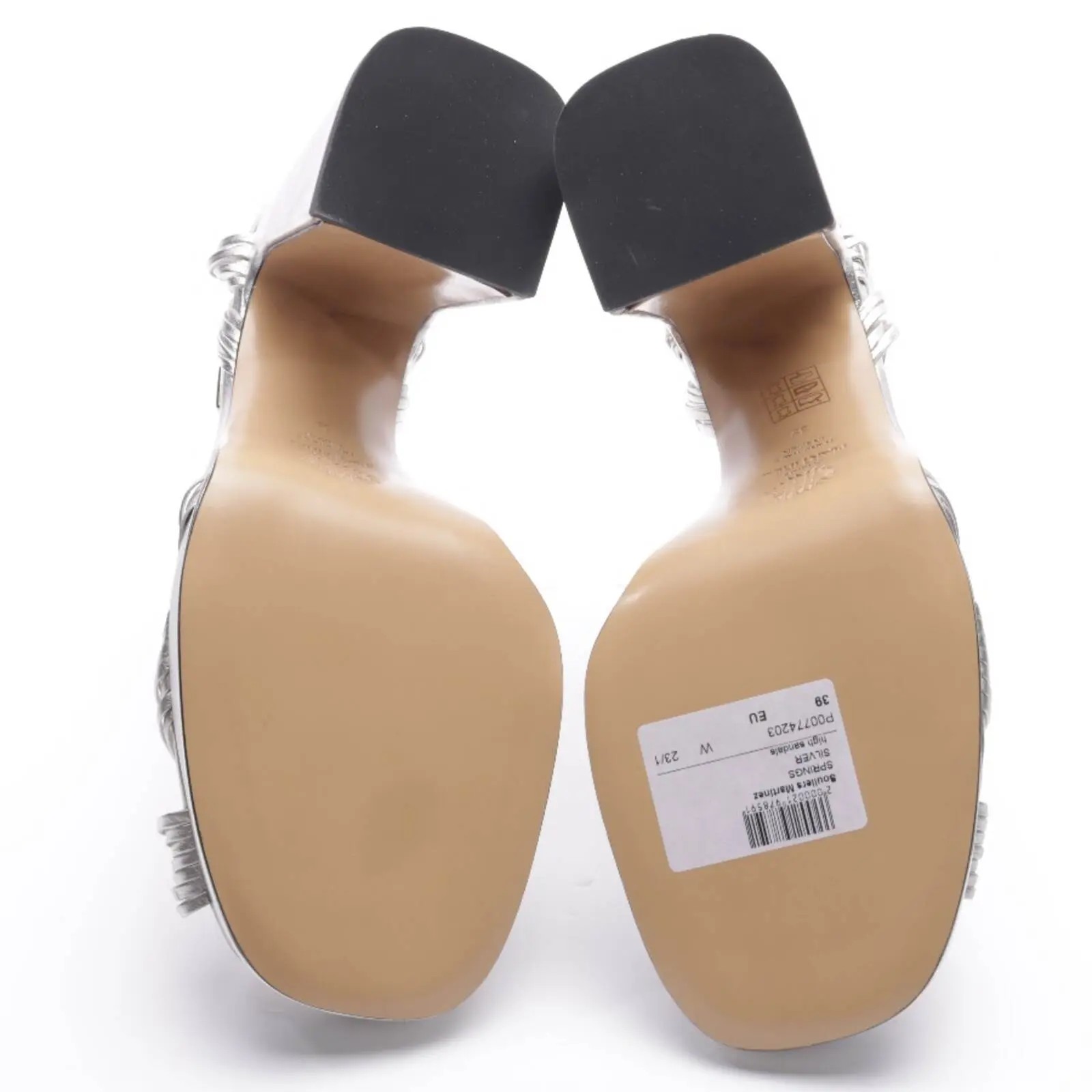 Sandaletten EUR 39 Silber