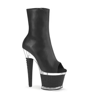 SPECTATOR-1012 Plateau Stiefelette - Schwarz Matt | Pleaser-