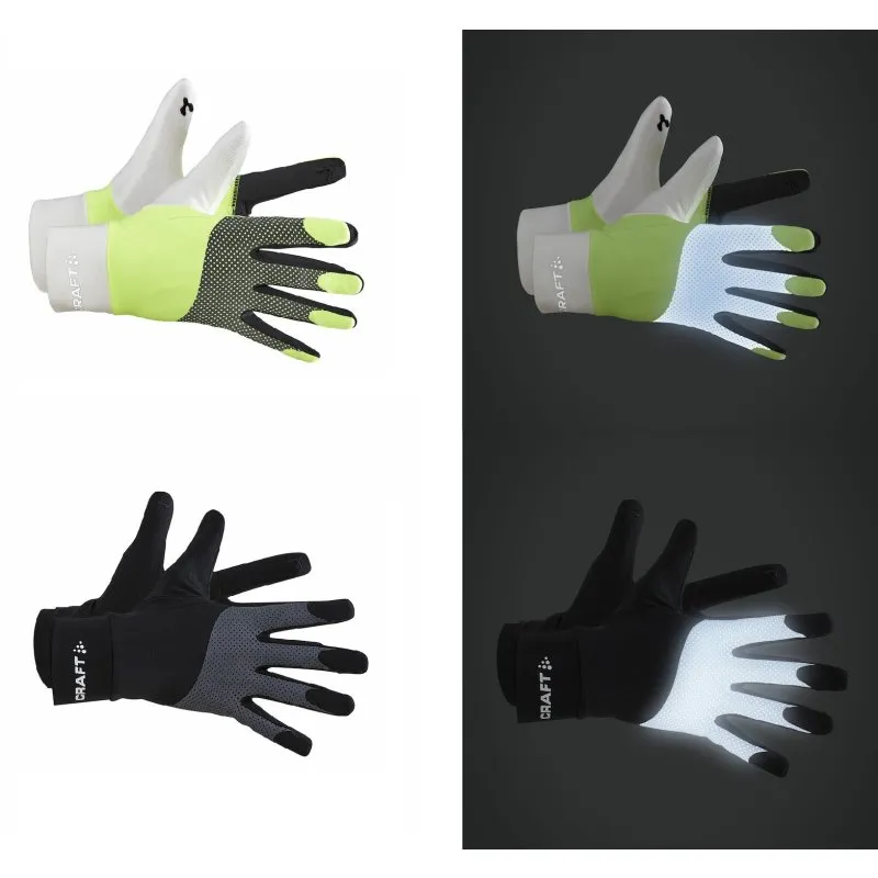 Sportliche Fleece-Handschuhe reflektierend – verschiedene Farben