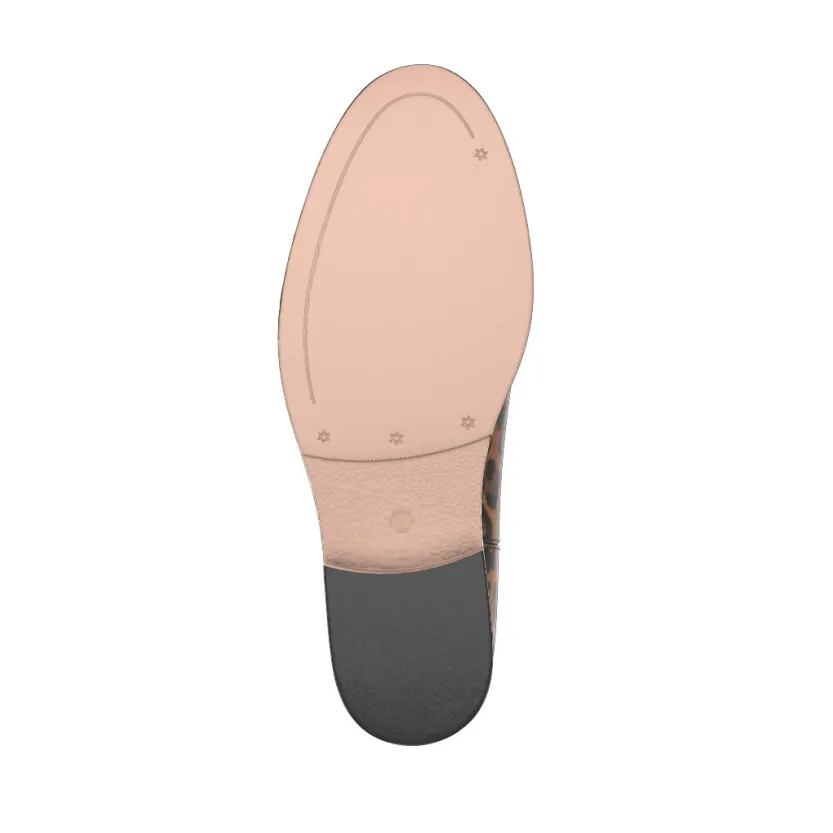 Stiefelette mit Verstecktem Absatz 10616