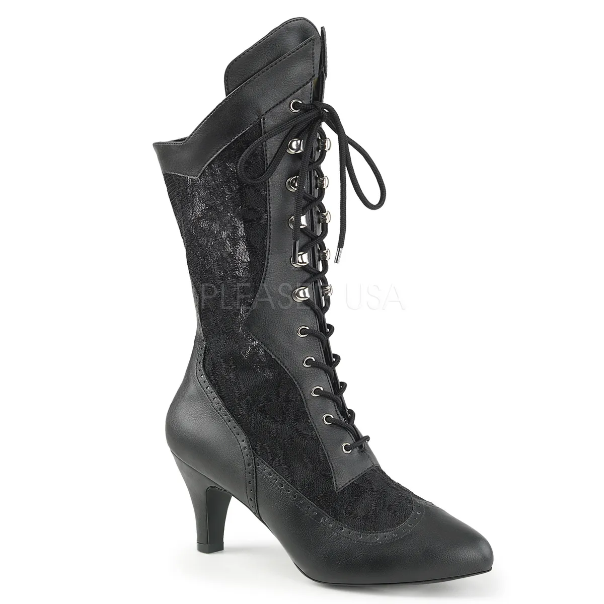 Stiefelette schwarz PU DIVINE-1050