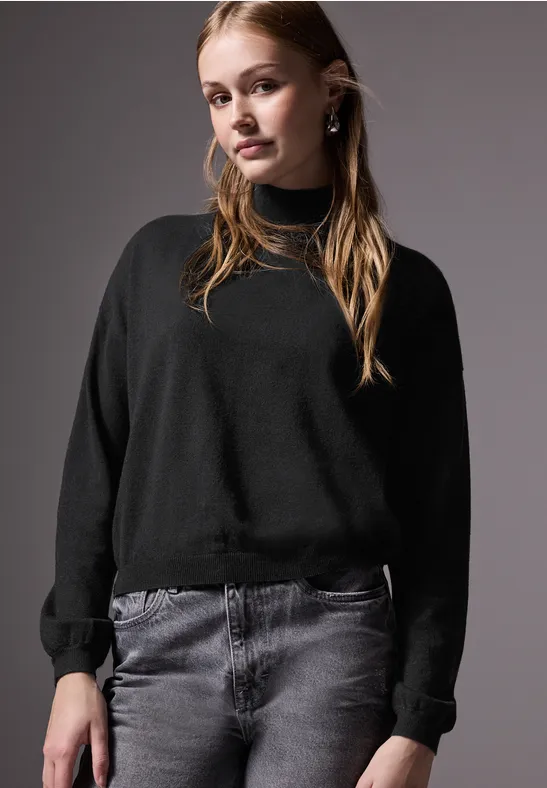 Street One Studio Kurzer Strickpullover 