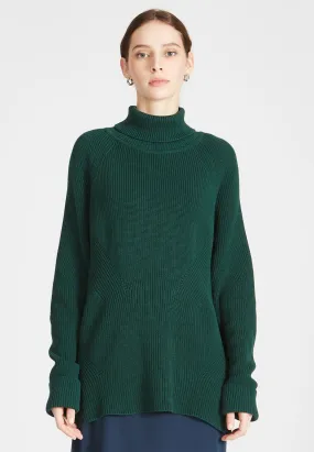 Strickpullover MALIKA aus Bio-Baumwolle - Cedar Green