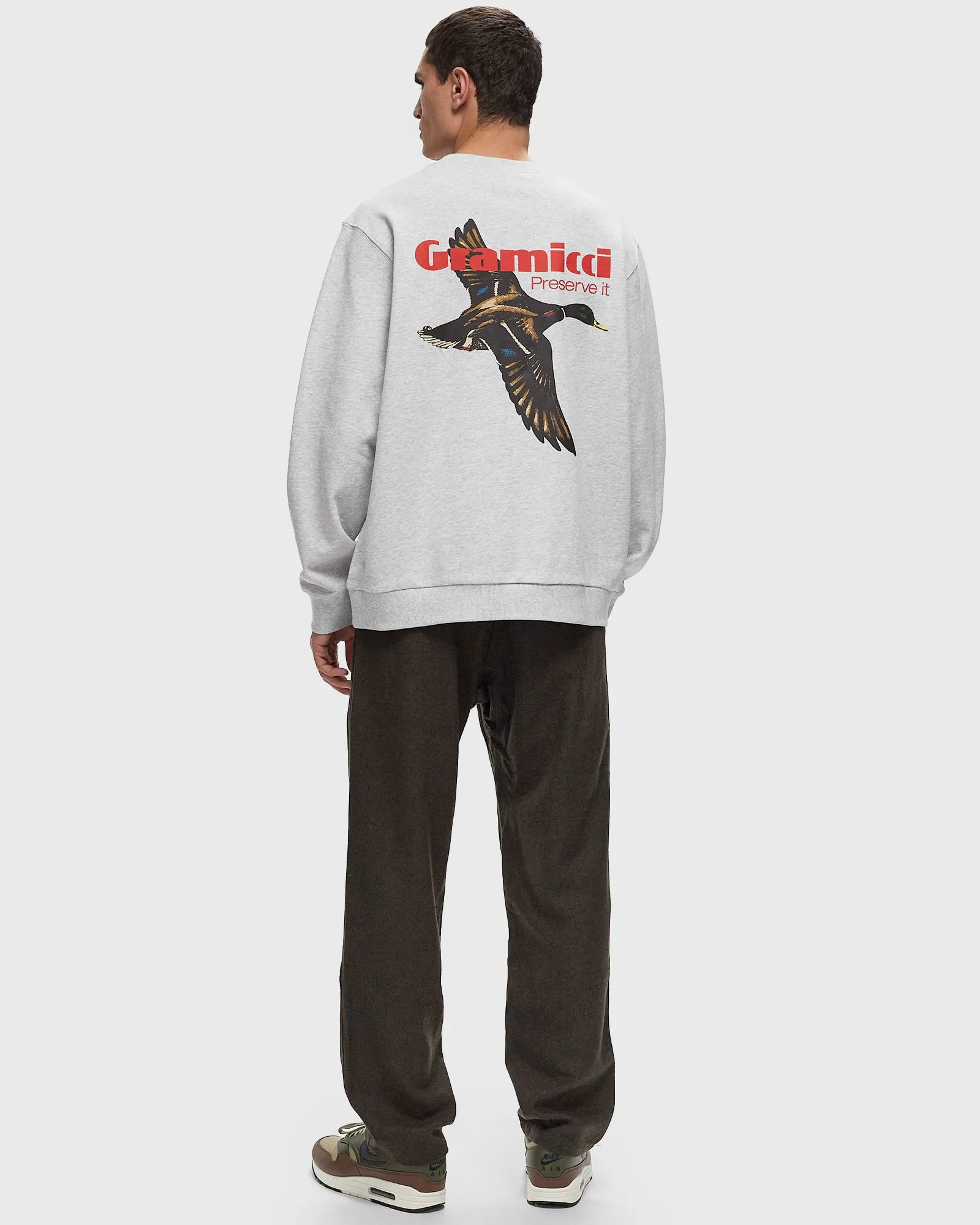 Sweatshirt GRAMICCI Preserve It Sweatshirt G4FU-J115-GREY-HEATHER