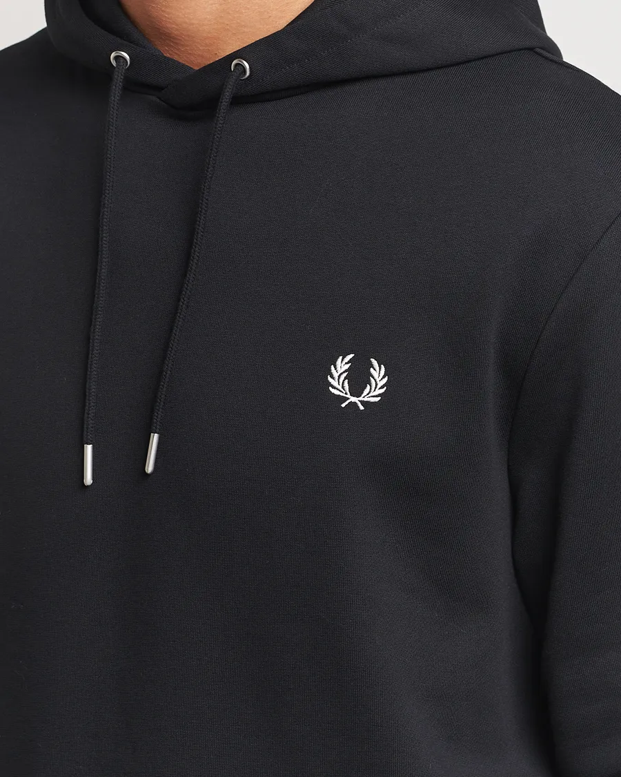 Tipped Hoodie Black