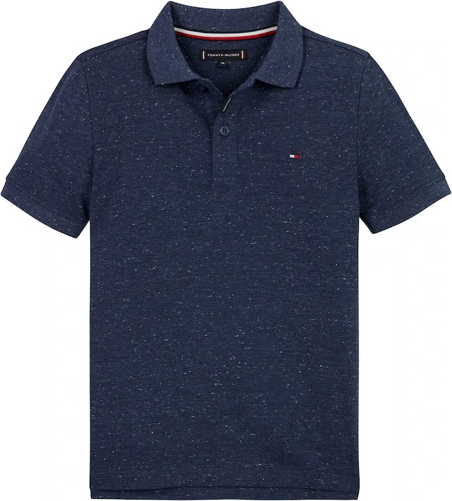 Tommy Hilfiger Poloshirt »MONOTYPE MELANGE REGULAR POLO SS«, Kinder bis 16 Jahre mit Logostickerei